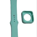 40mm 2 in 1 Soft Silicone Case + Strap for smartwatch. 