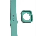 40mm 2 in 1 Soft Silicone Case + Strap for smartwatch. 