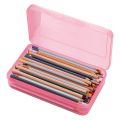 Transparent Pencil Case Plastic Pencil Box Crayon Pen Storage Box Marker Pen Case Stackable Office Supplies Storage Box. 