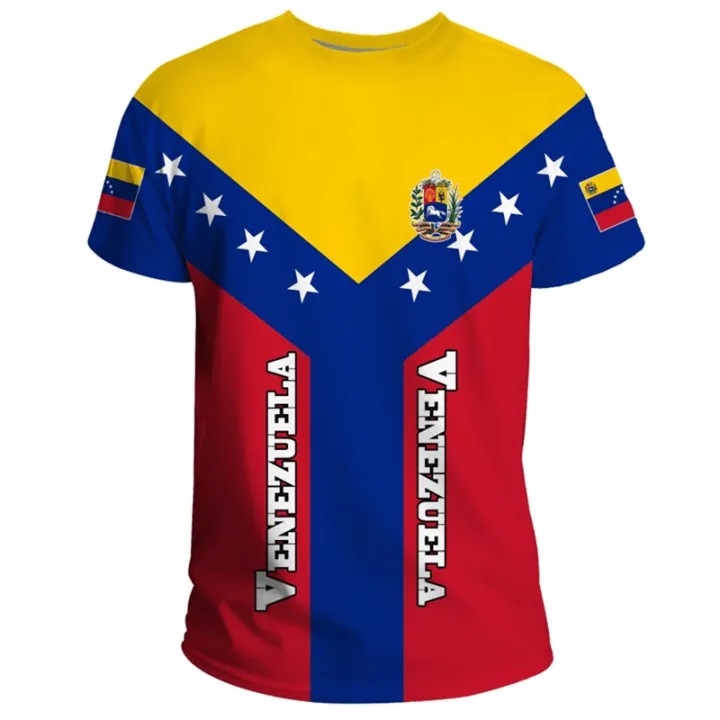 Fashion%20Men's%20T-shirt%20Venezuela%20Flag%20Print%20TShirt%20Men%20Clothing%20Oversized%20Short%20Sleeve%20Casual%20Streetwear%20Blouse%20Male%20y2k%20clothes%20-%20Image%207
