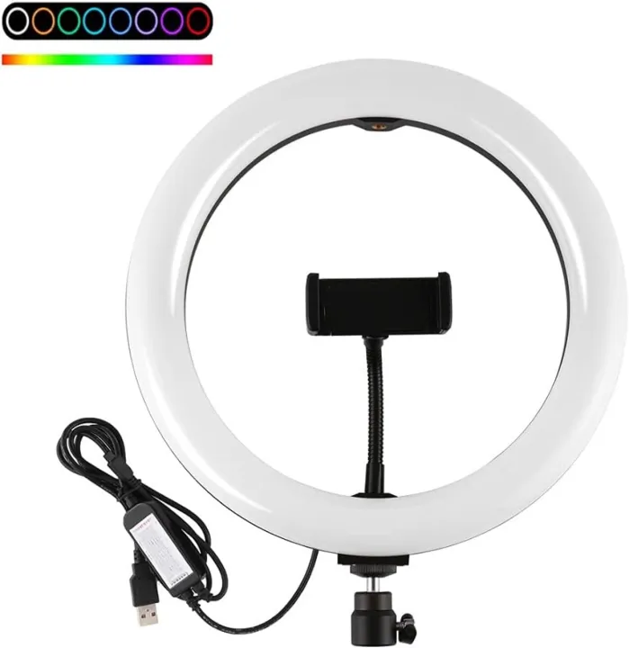 RGB%20Ring%20Light%20MJ30%2012"%20with%20Mini%20Light%20%20for%20YouTube%20%7C%20Photo-Shoot%20%7C%20Video%20Shoot%20%7C%20Live%20Stream%20%7C%20Reels%20%7C%20Makeup%20&%20Vlogging,%20White,%2012%20inch%20-%20Image%204