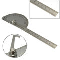 180° Angle Ruler Protractor Stainless Steel Ruler With 180 Degree Angle Square Woodworking 10cm Angle Measuring Goniometer. 