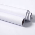 Vinyl Matte White Wallpapers Solid Color Contact Paper Self-Adhesive Wall Sticker Furnitures Covering Home Decor Walll in Rolls. 