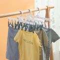 Sock Artifact Hang the Clothes Hanger Home Balcony Multi-Functional Storage Seamless with Clip Student Dormitory Non-Slip. 