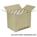 25 Pcs Pack Eco Friendly Soft & High Quality Disposable Toilet Paper with NO PLASTIC WRAPPING | ENVIRONMENT PRO. 