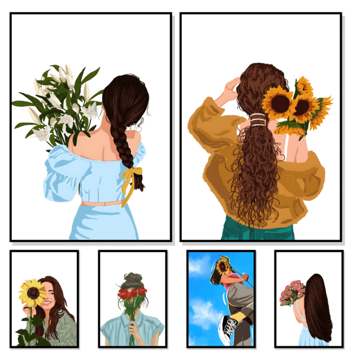 A3/A4%20Size%20framed%20wall%20posters%20aesthetic%20girl%20with%20flowers%20faceless%20art%20girl%20cute%20wall%20posters%20wall%20decorations%20for%20girls%20teens%20-%20Image%205