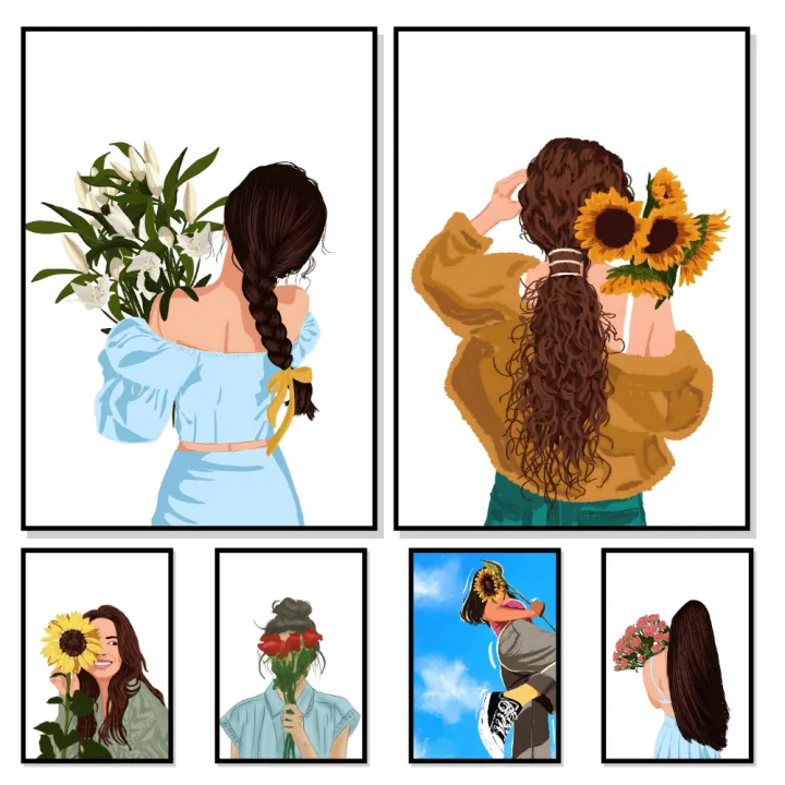 A3/A4%20Size%20framed%20wall%20posters%20aesthetic%20girl%20with%20flowers%20faceless%20art%20girl%20cute%20wall%20posters%20wall%20decorations%20for%20girls%20teens%20-%20Image%205