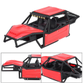 RC Car Body Shell Chassis Kit for 1/18 TRX4M RC Accessories Red. 