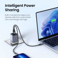 UGREEN 45W GaN Charger with Dual USB Type C Ports Fast Charging for iPad Pro iPad mini SAMSUNG S23 S22 S21 S20 iPhone 13 pro max. 