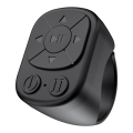 Scrolling Ring Remote Control for ,Bluetooth Page Turner Black. 