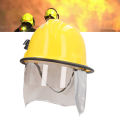 Firefighter Hard Hat Fighter Protection Hard Hat Double Layered for Outdoor Emergency. 