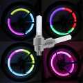 2 Pcs LED Bike Car Light Dust Valve Cap with Batteries Bicycle Tyre Wheel Valve Light. 