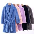 Flannel Bathrobe for Children Teenager Girl Clothing Winter Warm Thicken Pajamas Sleeping Robe Kids Soft Bath Robe Nightgowns. 