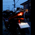 ARELENE Smoked LED Tail Light Motorcycle Rear Brake Lights with Turn Signals for WINNER X 150 2023 2024 RSX150 2024. 