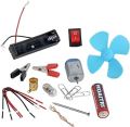 Science School Projects Experiment Kits / Fan Light Bulb and Motor Electric Circuit Set. 