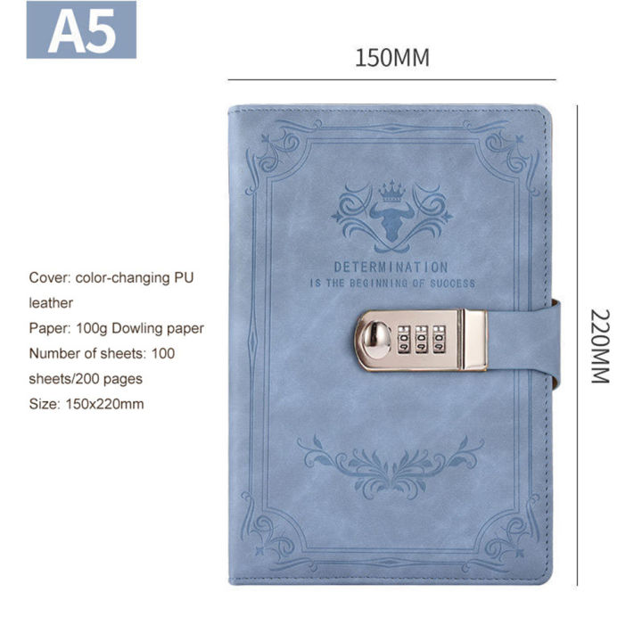 200%20Pages%20A5%20Retro%20Password%20Book%20With%20Lock%20Diary%20Thickened%20Creative%20Hand%20Ledger%20Student%20Notepad%20Stationery%20Notebook%20Binder%20-%20Image%209