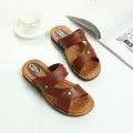 IELGY men's comfortable soft bottom beach sandals. 