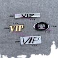 Car VIP Metal Sticker Word Mark Tail Side Fender Box Cover Body Scratch. 