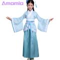 Kids Hanfu Dress Traditional Chinese Hanfu Dress for Kids Adjustable Belt Long Sleeve Perfect for Stage Performance Cosplay Southeast Asian Buyers' Favorite. 