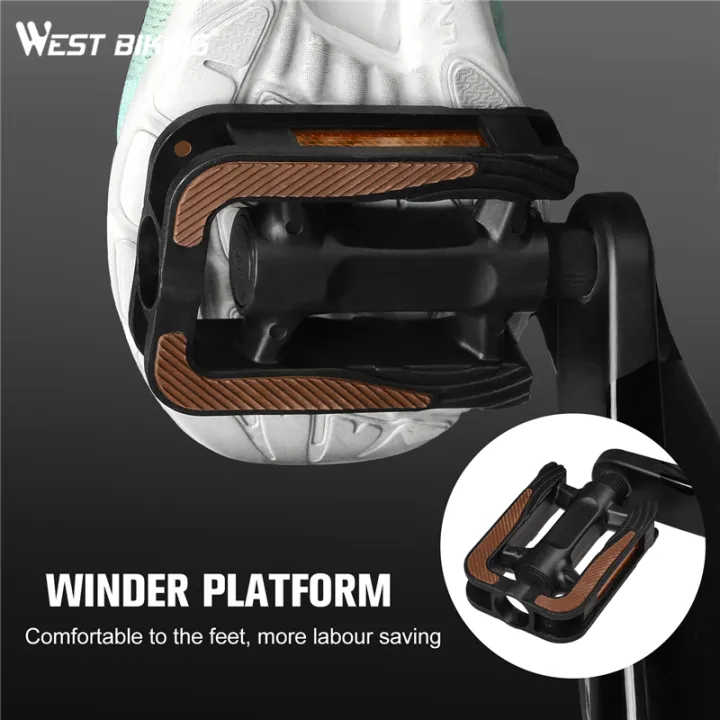 WEST%20BIKING%20Bicycle%20Pedals%20Ultralight%20Wide%20Flat%20with%20Anti-slip%20Pad%20MTB%20Road%20Bike%20Quality%20Pedals%20-%20Image%203