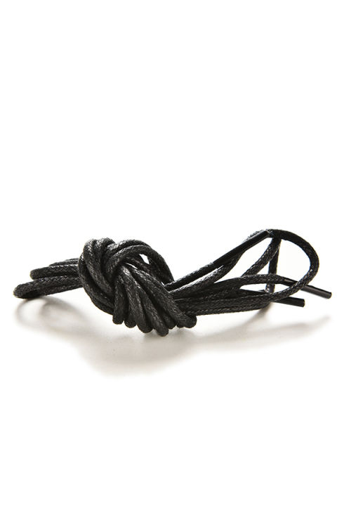 Multi Color Cotton Waxed Round Cord String Dress Shoe Laces 90cm 1 Pair