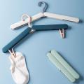 Portable Folding Hanger With Clip Trip Clothes Sock Underwear Travel Drying Tool. 