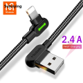 Sutuiying Original Mcdodo USB Cable Lightning Fast Charging Data Cord For iPhone 14 13 12 11 Pro Max X IOS 90 Degree Right Angle Phone Charger Line. 