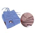 【BestGO】Unisex Apron with Pockets Cartoon Cute Bear Stripe Printed Kitchen Cooking Baking Apron. 