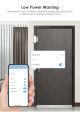 Tuya Smart WiFi Door and Window Sensor – Magnetic Alarm Detector Compatible with Alexa & Google Home. 