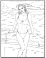 FASHION GIRLS MODELS NSFW  coloring pages adults and teenager High quality A5 sizes 24 pages Animal mandala neko manga chibi nsfw coloring book. 
