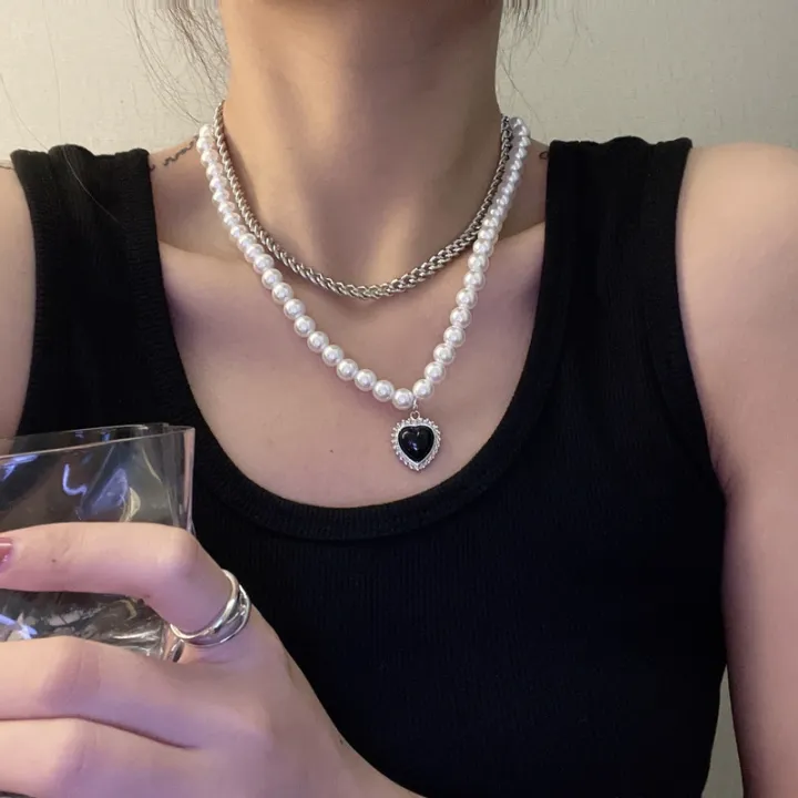 Double%20Layer%20Black%20Heart%20Pearl%20Chain%20Necklace%20for%20Women%20Egirl%20Kpop%20Choker%20Necklace%20Punk%20Hip%20Hop%20Heart%20Pendant%20Necklace%20Party%20Jewelry%20Gift%20-%20Image%203