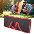 Outdoor Camping Storage Bag Portable Rectangular Zipper Closure Multifunctional Tool Bag Multiple Compartments Wear Resistant Oxford Cloth for Camping. 