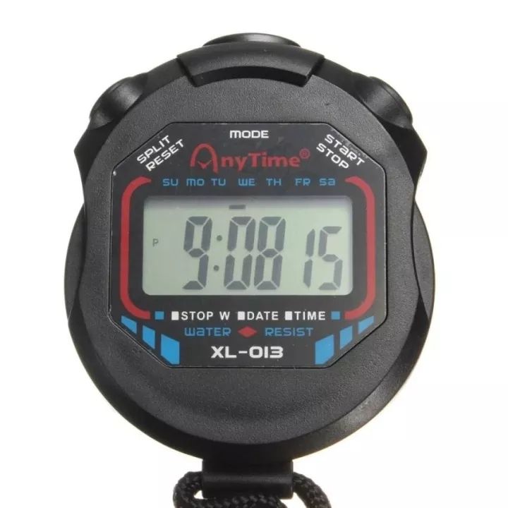 Hand Watch Digital Timer 【New Trend】RHS Online Digital Handheld LCD Chronograph Timer Stopwatch ...