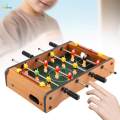 Portable Table Top Football Educational Toys Gift Mini Table Top Foosball Game for Family Game. 