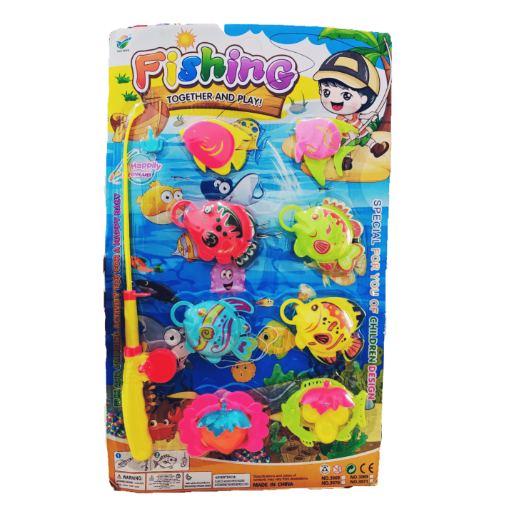 Magnetic Fishing Toy Set for Kids Fun Time with Fishing Game with