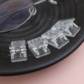1/5/10Pcs Cute Tape Folder Paper Clip Memo Clip Transparent Acrylic Stationery Storage Clip Data File Documents Organizer. 