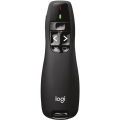 Logitech R400 PowerPoint Presenter, Wireless Presentation Remote with Laser Pointer and USB Plug-and-Play Receiver. 