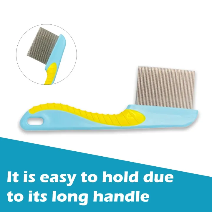 Metal%20Fine%20Tooth%20Nit%20Comb%20with%20Long%20Handle%20Professional%20Head%20Lice%20Comb%20for%20Detection%20and%20Nit%20Removal%20Tool%20for%20Kids,%20Adults,%20and%20Pets%20-%20Image%202