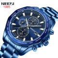 NIBOSI Brand's New Fashion, Business, Deluxe Time Code Watch, Sports Quartz Men's Watch. 