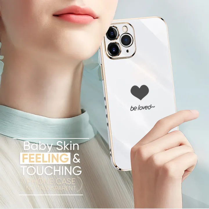 Hontinga%20for%20Tecno%20Spark%2010%20Pro%20Back%20Cover%EF%BC%88Free%20Lanyard%EF%BC%89Luxury%206D%20Plating%20Lover%20Heart%20Side%20Pattern%20Case%20Soft%20Silicone%20Square%20Mobile%20Cover%20-%20Image%208