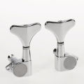 Chrome Sealed Bass Tuning Pegs Tuners Machine Heads 2L + 2R. 