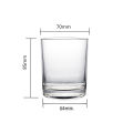 Set of 6 Whiskey Glass Set, Premium Red Cherry Glasses for Cocktails, Bourbon, Scotch, Cognac  (255ml). 
