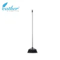 SMALL INDOOR BROOM HAWK WITH 120CM PLASTIC COATED METAL HANDLE - FEATHER BRAND. 