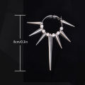 Rivet Hoop Earrings Cool Hip Hop Earrings for Women Jewelry Punk Korean Grunge Rock Accessories Earrings. 