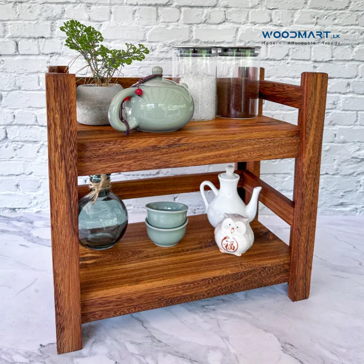 Wooden%20Cosmetics%20Rack%20/%20Solid%20Wood%202%20Tier%20Tea%20corner%20Rack%20for%20Kitchen%20/%20Wooden%20Spices%20Rack%20for%20Kitchen%20Countertop/%20Storage%20Stand%20-%20Image%203