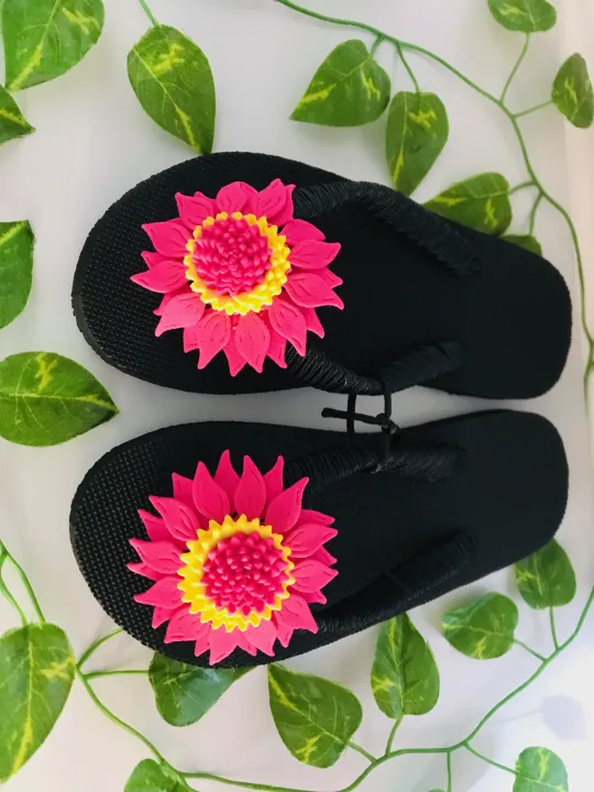 Slippers%20for%20Girls%20Kids%20-%20Flower%20Designs%20new%20design%20rubber%20slippers%20for%20baby%20girls%20Size%201,2,3%20-%20Image%203