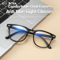 OQ BOGA 3 Styles Unisex Fashion Anti Blue Light Proof Radiation Glasses Women Men Eye Protection Oval Frame Eyeglasses. 