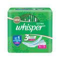 Whisper Ultra Clean Sanitary Pad XL + 15 pads. 