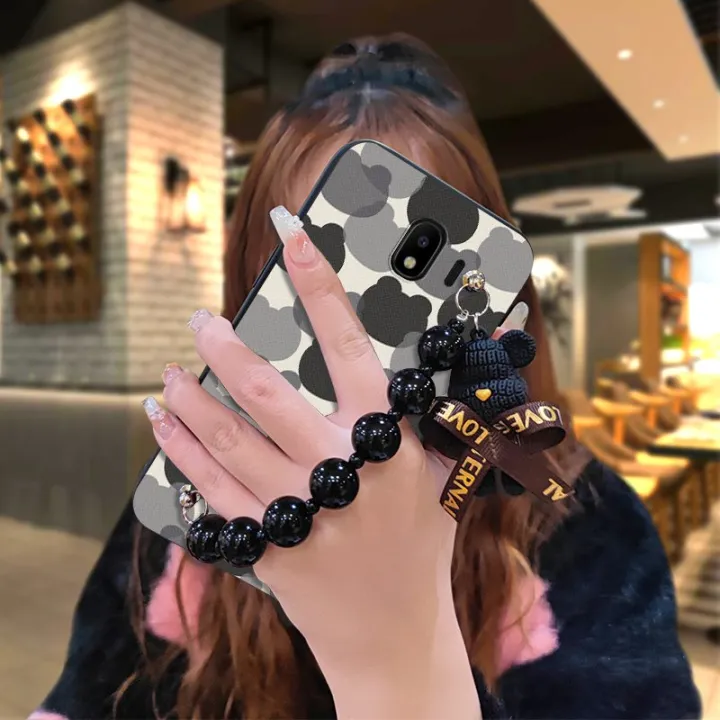 Waterproof%20Anti-knock%20Phone%20Case%20For%20Samsung%20Galaxy%20J4%202018/J400F%20Bear%20bracelet%20Back%20Cover%20Black%20pearl%20pendant%20cute%20-%20Image%206