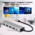 【EleganceWorld】GOOJODOQ Type-C HUB To USB 3.0 2.0 Adapter Dock 4 Port Ulrtra Slim For Windows MacBook Pro Air Samsung S10 S9 Huawei P20 Pro. 